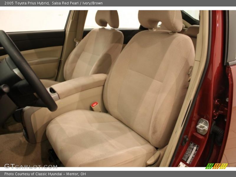 Salsa Red Pearl / Ivory/Brown 2005 Toyota Prius Hybrid