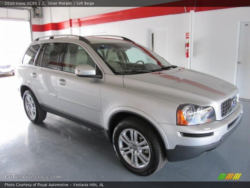 Silver Metallic / Soft Beige 2010 Volvo XC90 3.2