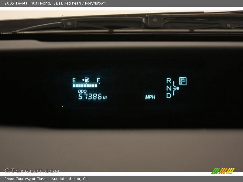 Salsa Red Pearl / Ivory/Brown 2005 Toyota Prius Hybrid