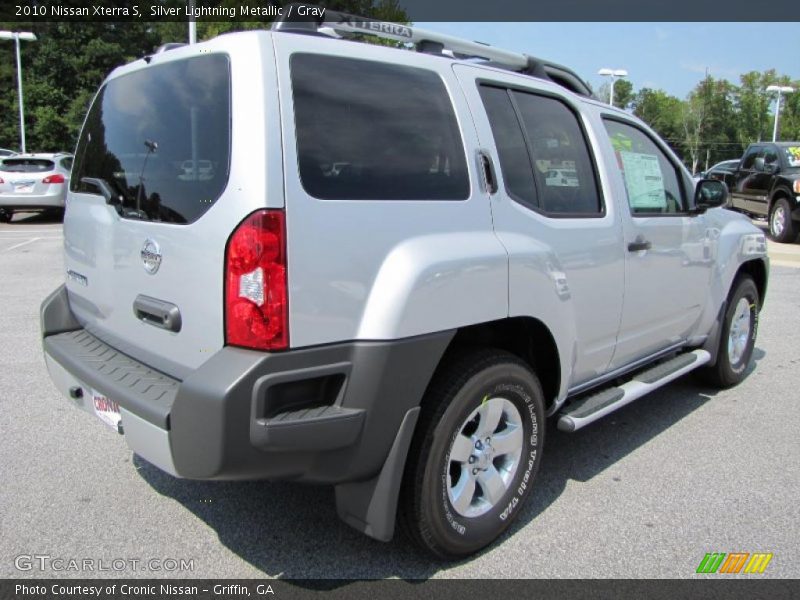 Silver Lightning Metallic / Gray 2010 Nissan Xterra S