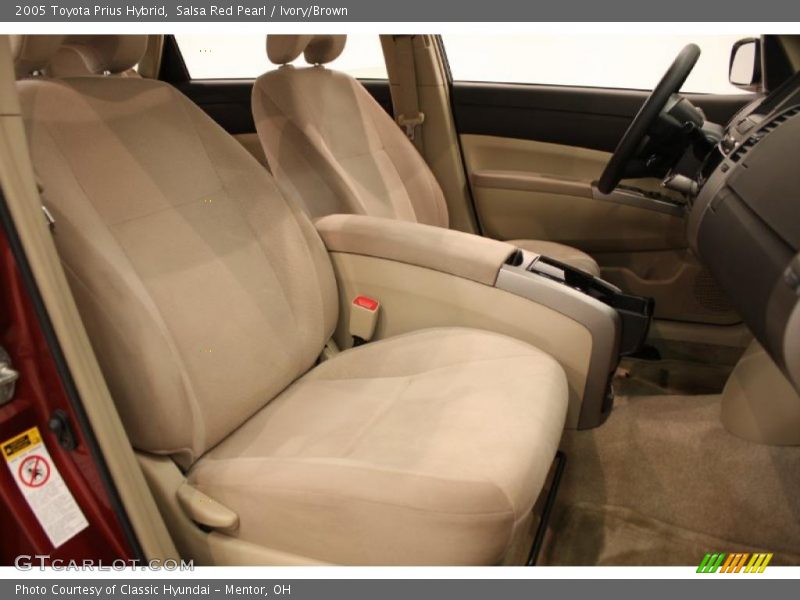 Salsa Red Pearl / Ivory/Brown 2005 Toyota Prius Hybrid