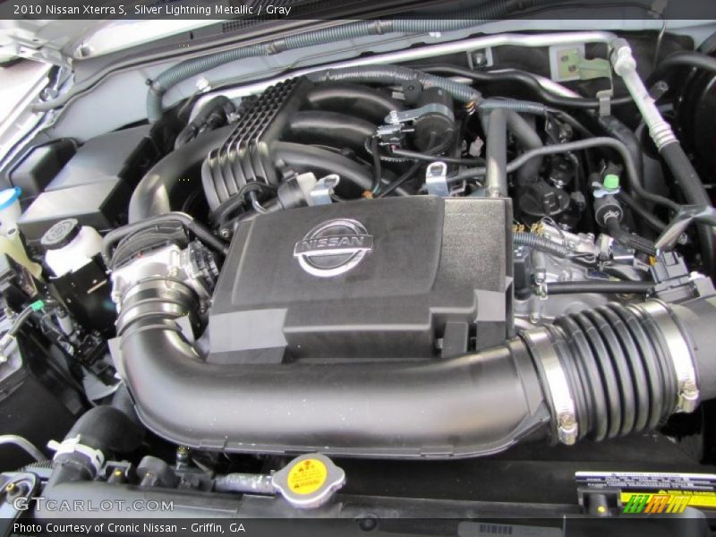Silver Lightning Metallic / Gray 2010 Nissan Xterra S