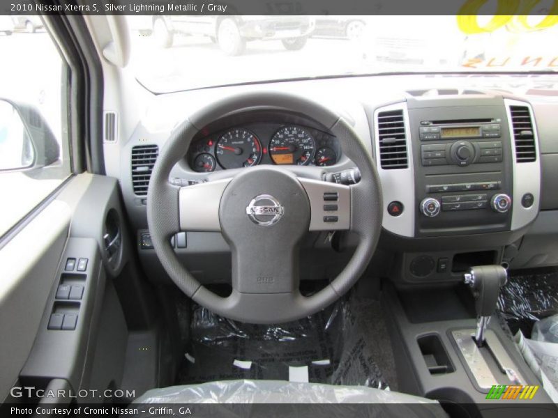 Silver Lightning Metallic / Gray 2010 Nissan Xterra S