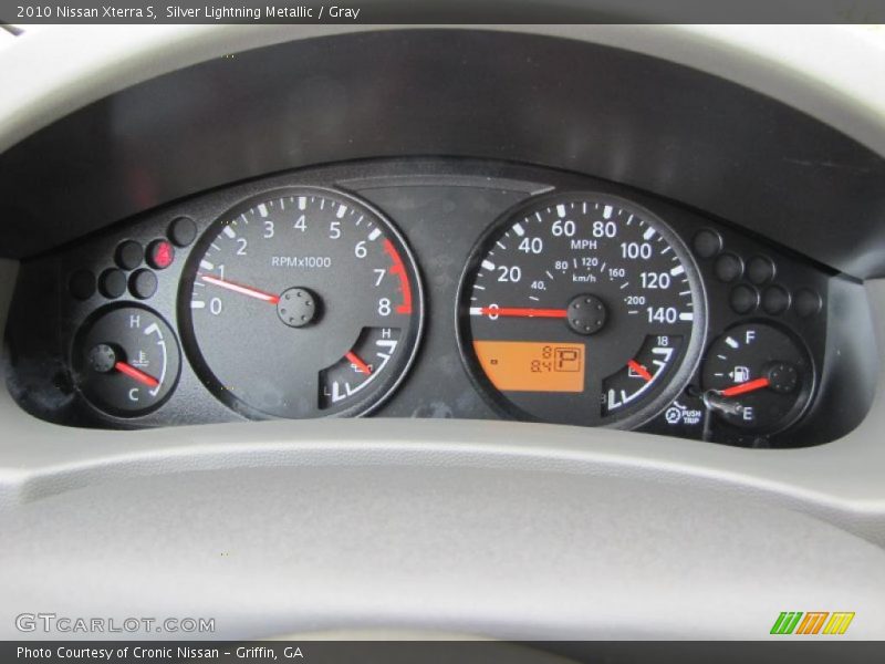 Silver Lightning Metallic / Gray 2010 Nissan Xterra S