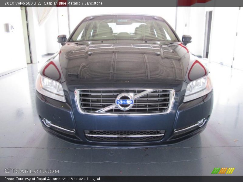 Caspian Blue Metallic / Sandstone 2010 Volvo S80 3.2