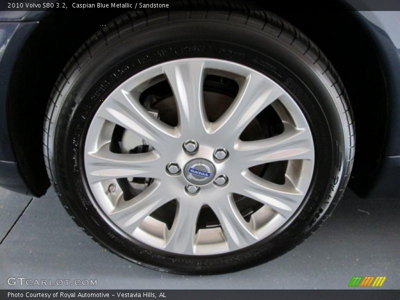 Caspian Blue Metallic / Sandstone 2010 Volvo S80 3.2