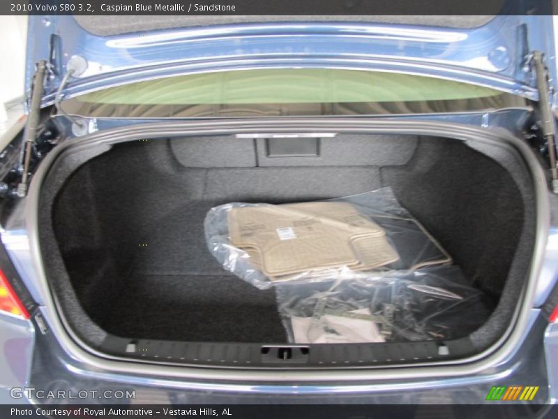 Caspian Blue Metallic / Sandstone 2010 Volvo S80 3.2