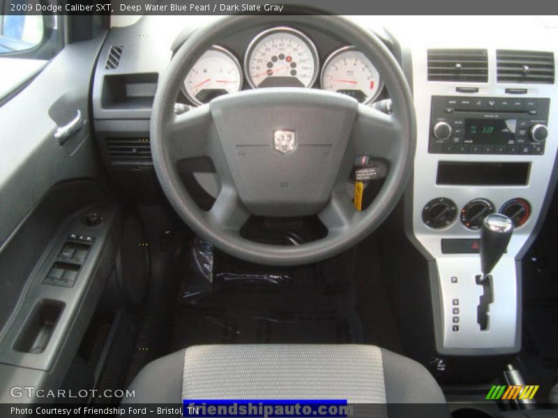 Deep Water Blue Pearl / Dark Slate Gray 2009 Dodge Caliber SXT