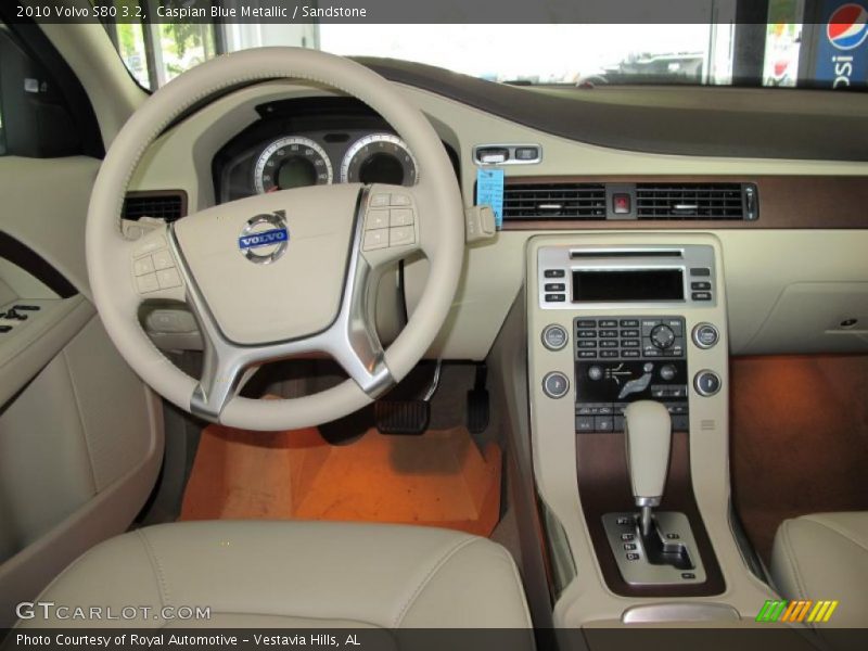 Caspian Blue Metallic / Sandstone 2010 Volvo S80 3.2