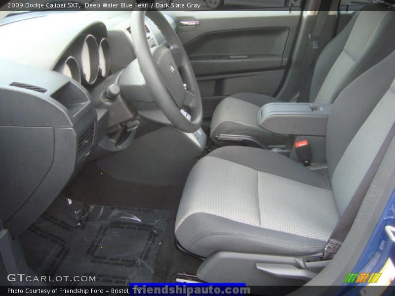 Deep Water Blue Pearl / Dark Slate Gray 2009 Dodge Caliber SXT