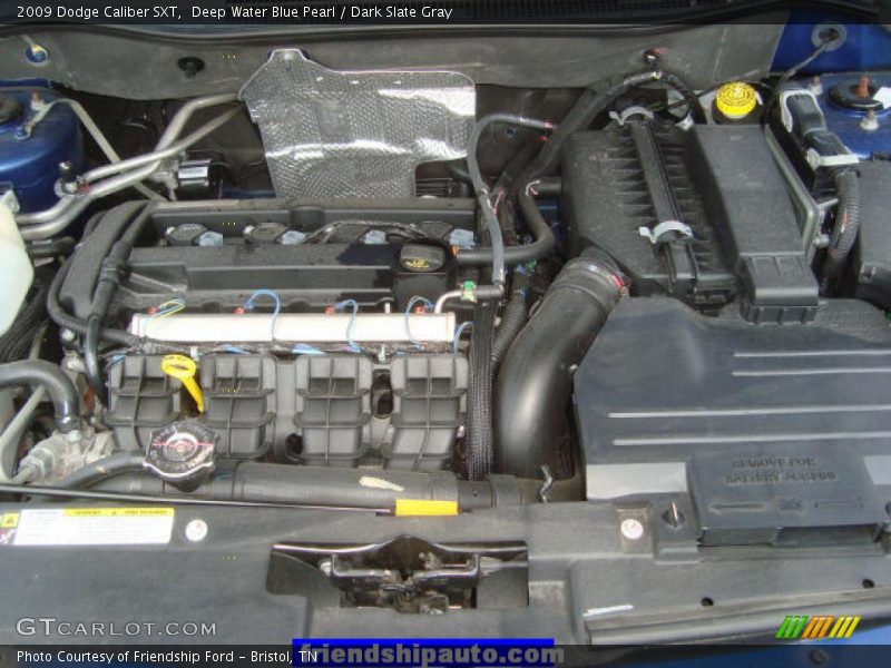 Deep Water Blue Pearl / Dark Slate Gray 2009 Dodge Caliber SXT
