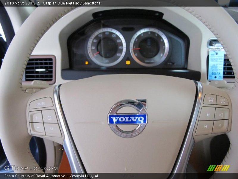 Caspian Blue Metallic / Sandstone 2010 Volvo S80 3.2