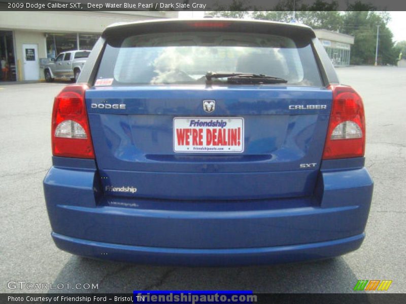 Deep Water Blue Pearl / Dark Slate Gray 2009 Dodge Caliber SXT