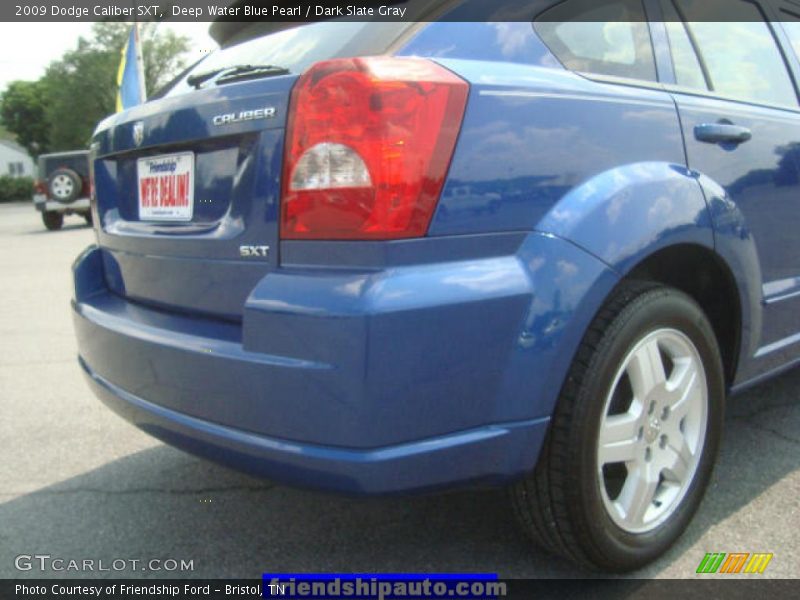 Deep Water Blue Pearl / Dark Slate Gray 2009 Dodge Caliber SXT