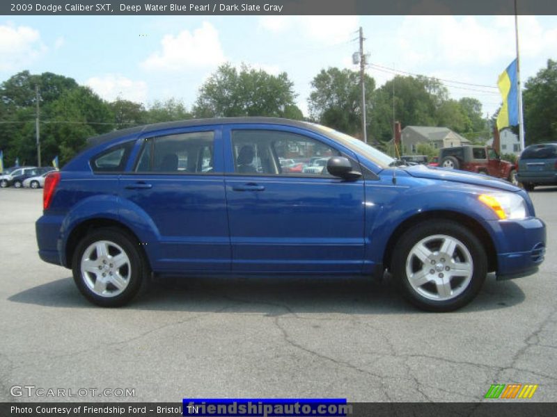 Deep Water Blue Pearl / Dark Slate Gray 2009 Dodge Caliber SXT