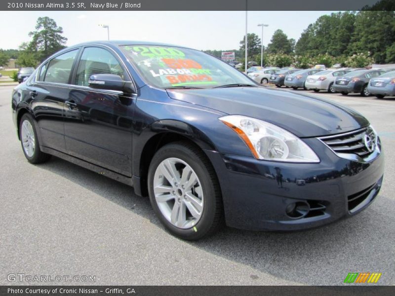 Navy Blue / Blond 2010 Nissan Altima 3.5 SR