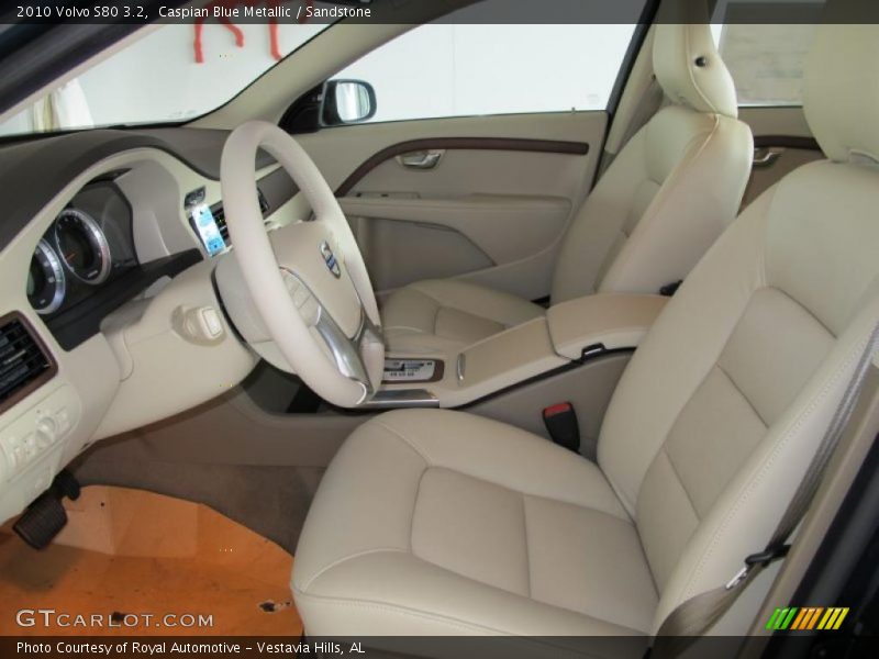 Caspian Blue Metallic / Sandstone 2010 Volvo S80 3.2