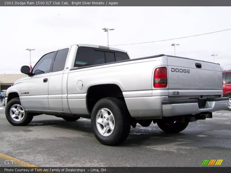 Bright Silver Metallic / Agate 2001 Dodge Ram 1500 SLT Club Cab