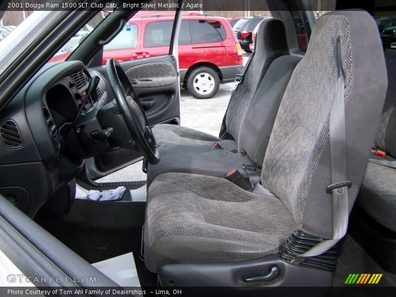 Bright Silver Metallic / Agate 2001 Dodge Ram 1500 SLT Club Cab