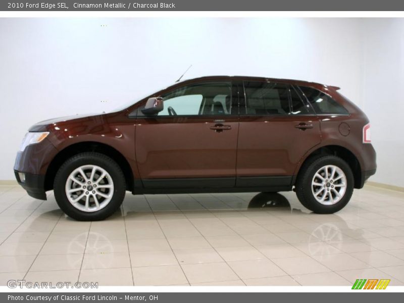 Cinnamon Metallic / Charcoal Black 2010 Ford Edge SEL