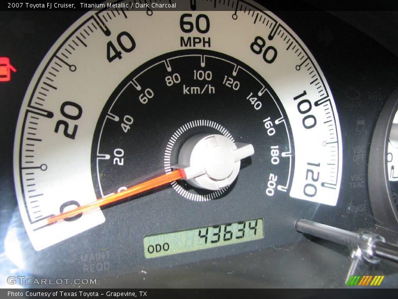 Titanium Metallic / Dark Charcoal 2007 Toyota FJ Cruiser