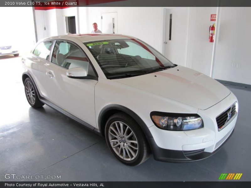Ice White / Quartz 2010 Volvo C30 T5