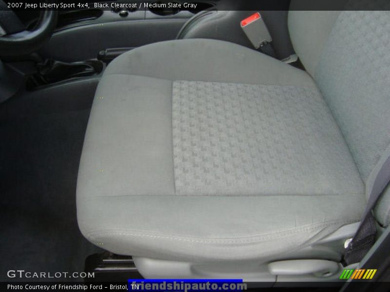 Black Clearcoat / Medium Slate Gray 2007 Jeep Liberty Sport 4x4