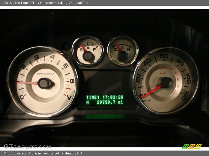 Cinnamon Metallic / Charcoal Black 2010 Ford Edge SEL
