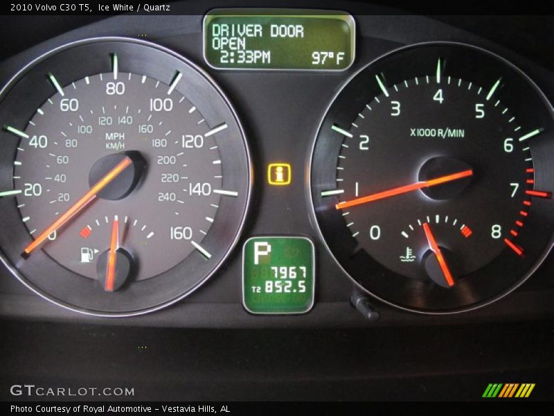 Ice White / Quartz 2010 Volvo C30 T5