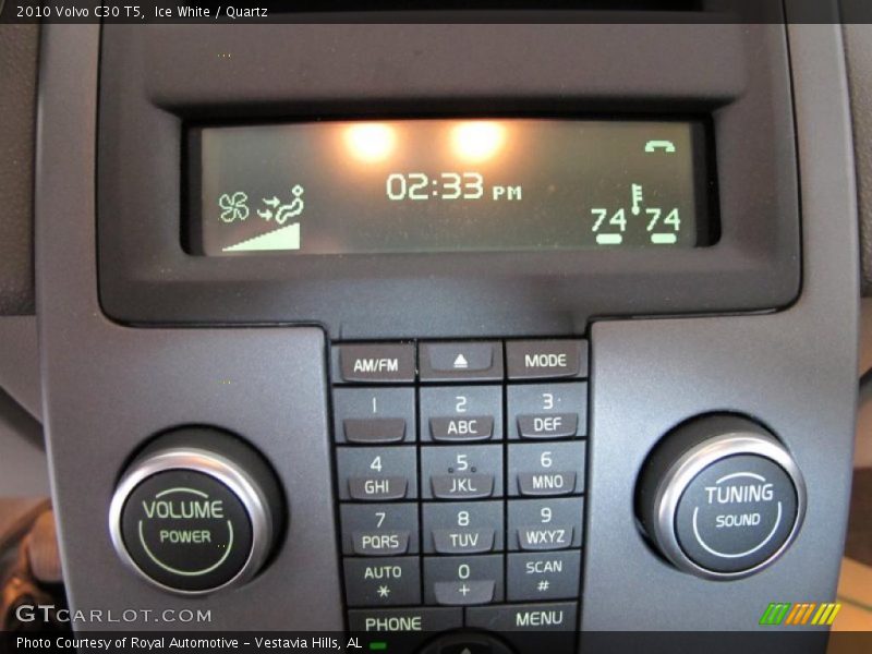 Ice White / Quartz 2010 Volvo C30 T5