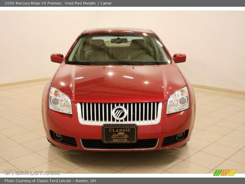 Vivid Red Metallic / Camel 2006 Mercury Milan V6 Premier