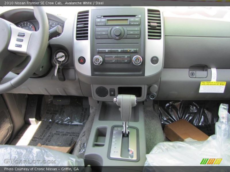 Avalanche White / Steel 2010 Nissan Frontier SE Crew Cab