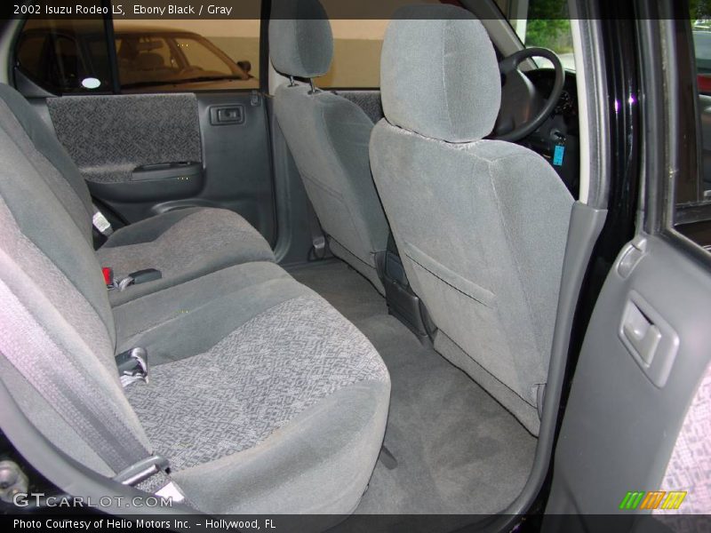 Ebony Black / Gray 2002 Isuzu Rodeo LS