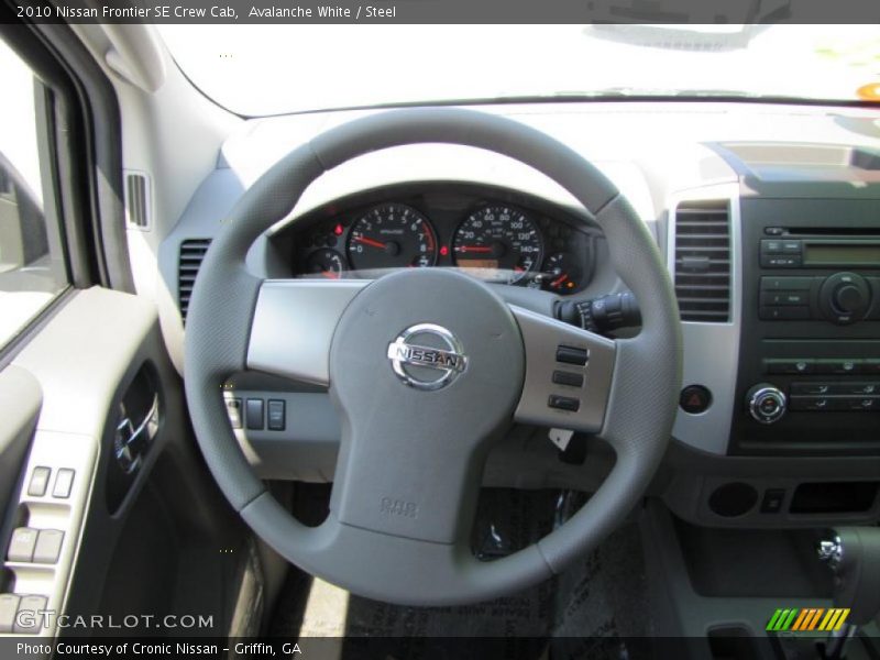 Avalanche White / Steel 2010 Nissan Frontier SE Crew Cab