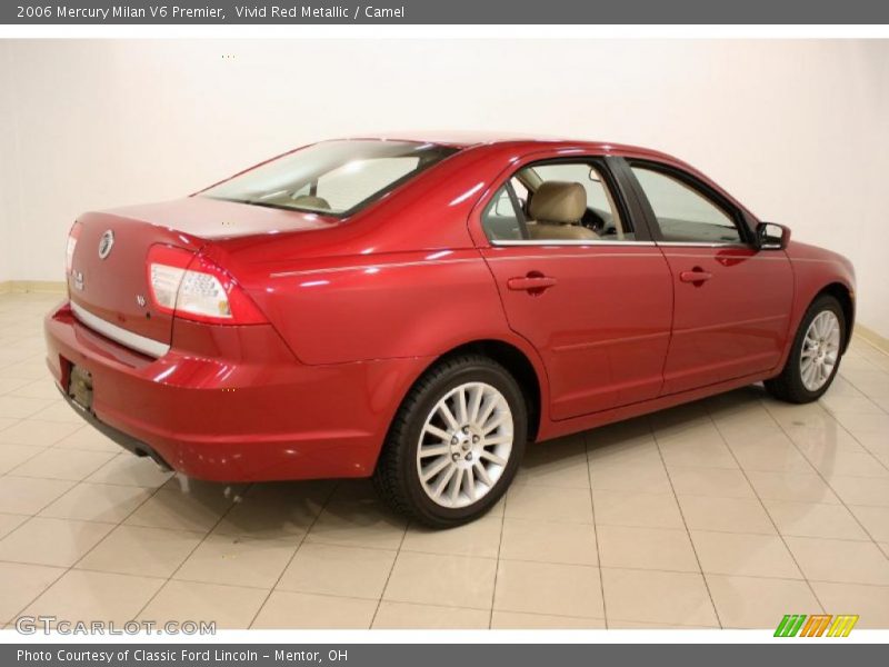 Vivid Red Metallic / Camel 2006 Mercury Milan V6 Premier