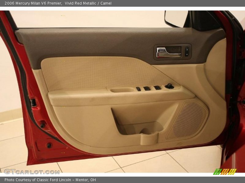 Vivid Red Metallic / Camel 2006 Mercury Milan V6 Premier