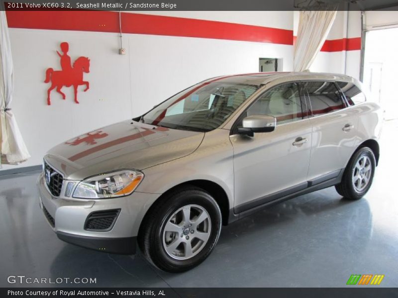 Seashell Metallic / Sandstone Beige 2011 Volvo XC60 3.2