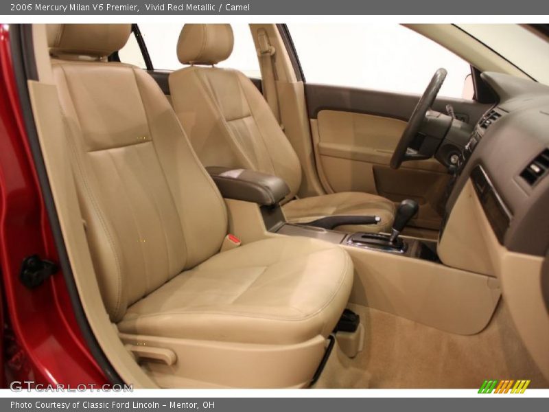 Vivid Red Metallic / Camel 2006 Mercury Milan V6 Premier