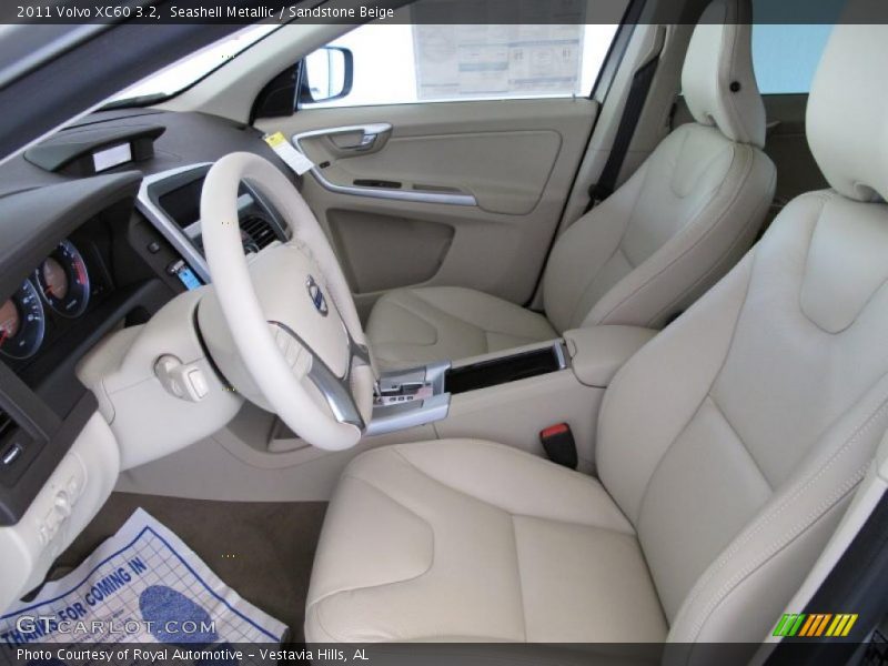 Seashell Metallic / Sandstone Beige 2011 Volvo XC60 3.2