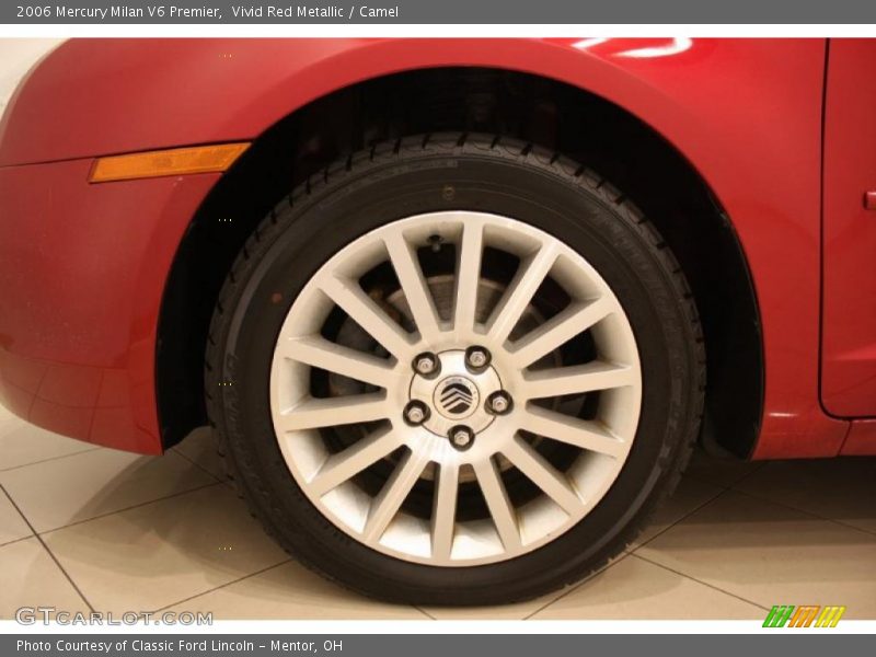Vivid Red Metallic / Camel 2006 Mercury Milan V6 Premier