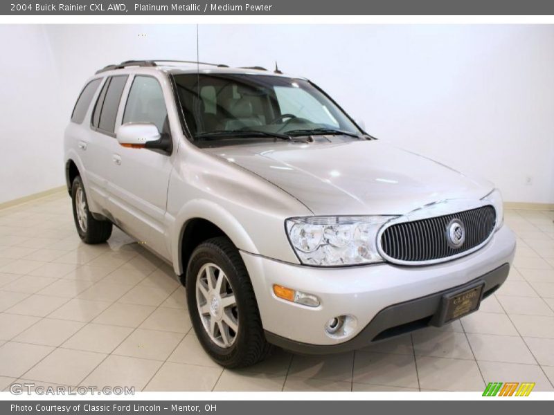 Platinum Metallic / Medium Pewter 2004 Buick Rainier CXL AWD