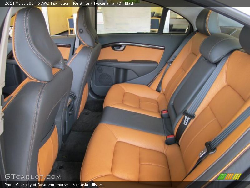 Ice White / Toscana Tan/Off Black 2011 Volvo S80 T6 AWD Inscription