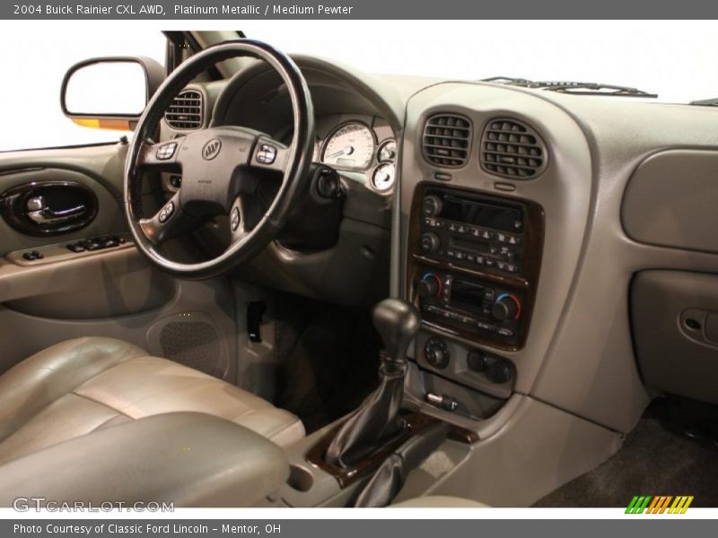 Platinum Metallic / Medium Pewter 2004 Buick Rainier CXL AWD