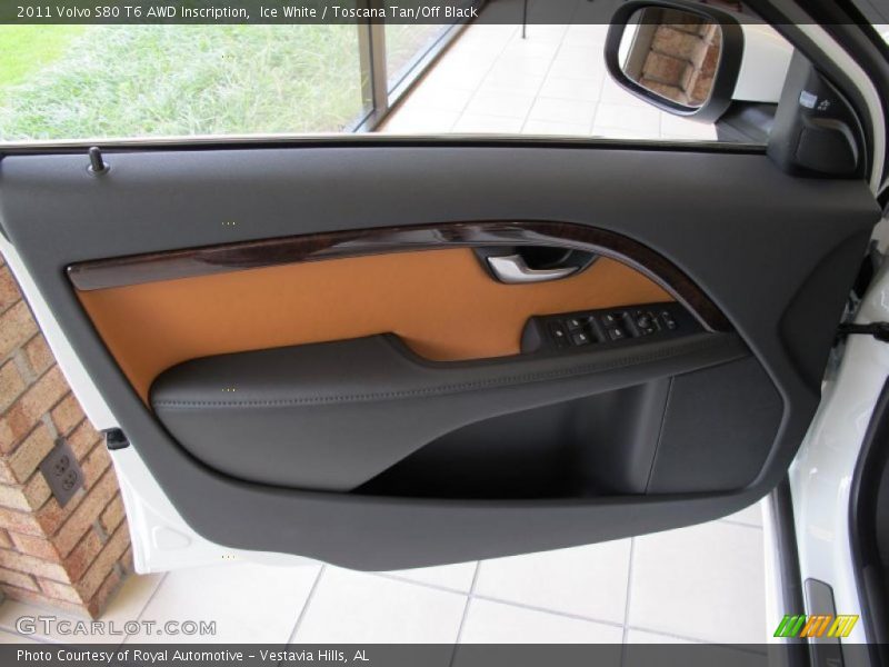 Ice White / Toscana Tan/Off Black 2011 Volvo S80 T6 AWD Inscription