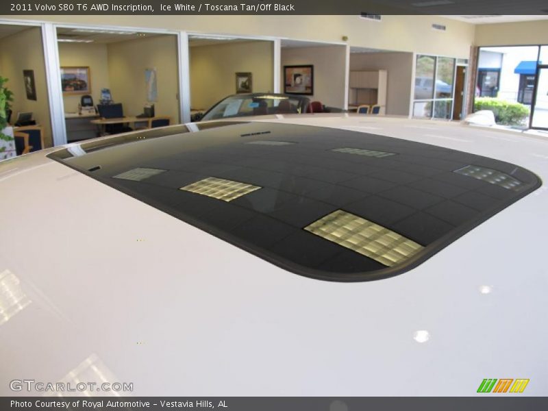 Ice White / Toscana Tan/Off Black 2011 Volvo S80 T6 AWD Inscription
