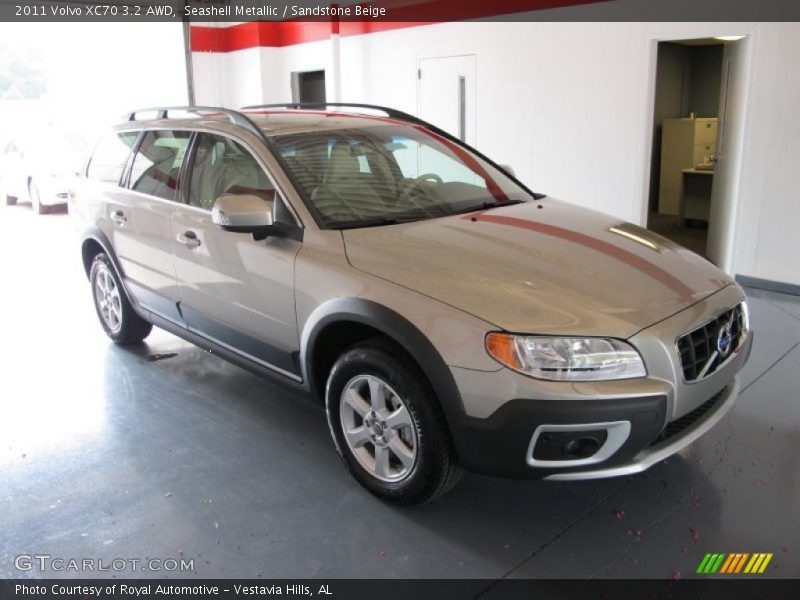 Seashell Metallic / Sandstone Beige 2011 Volvo XC70 3.2 AWD