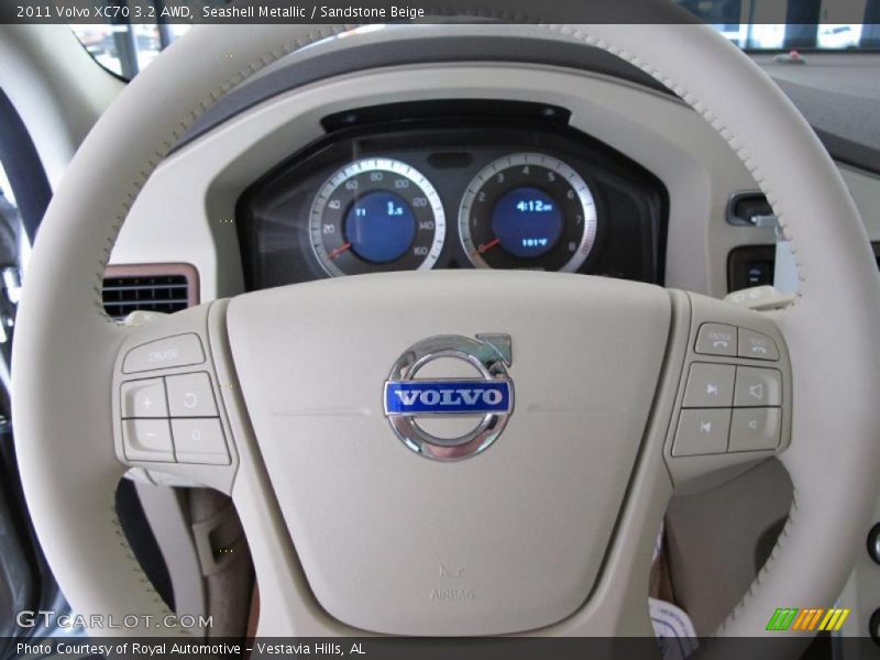 Seashell Metallic / Sandstone Beige 2011 Volvo XC70 3.2 AWD
