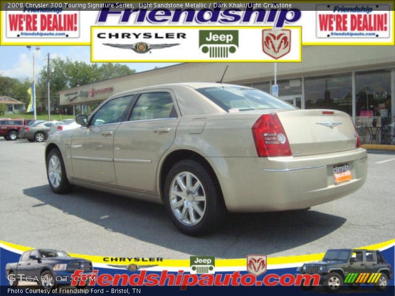 Light Sandstone Metallic / Dark Khaki/Light Graystone 2008 Chrysler 300 Touring Signature Series