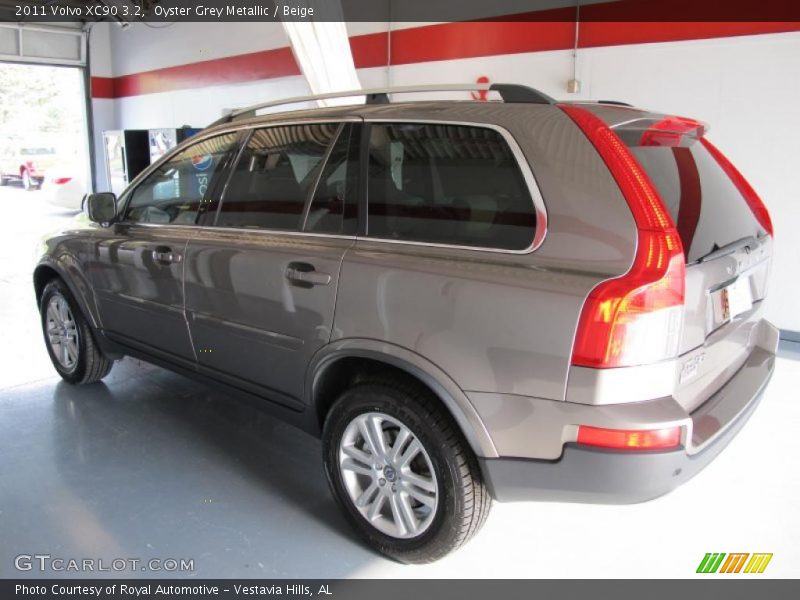 Oyster Grey Metallic / Beige 2011 Volvo XC90 3.2