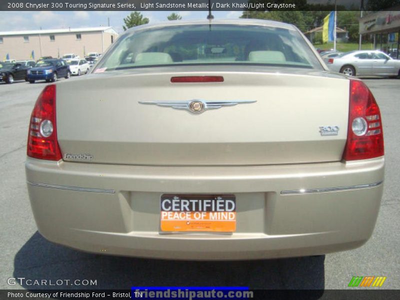 Light Sandstone Metallic / Dark Khaki/Light Graystone 2008 Chrysler 300 Touring Signature Series